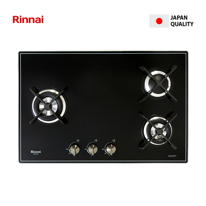 Rinnai Kompor Tanam 3 Tungku - RB-3AG(BK) | RB-3AG (BK)